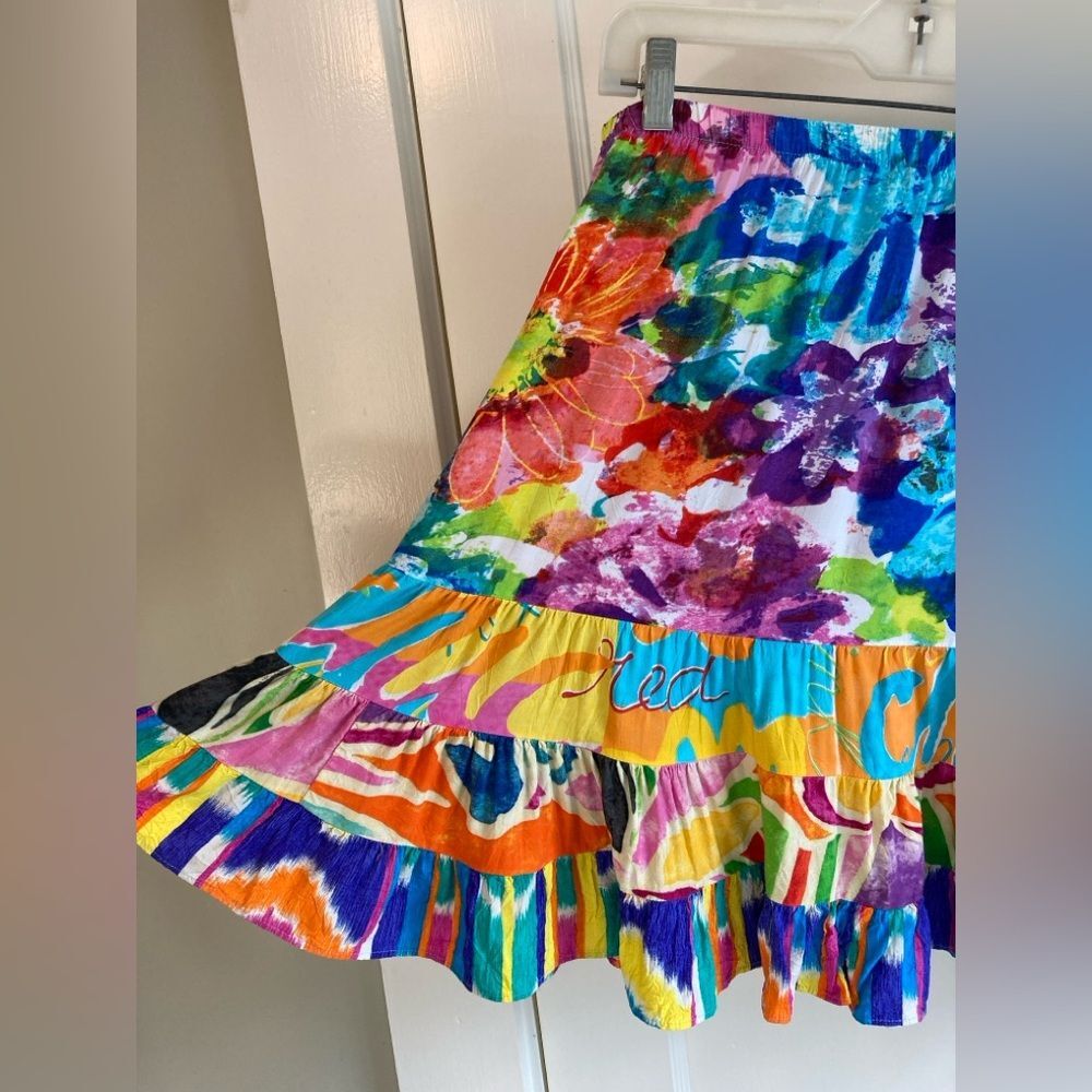 Jams World XL Hattie Skirt in Hawaiian Calypso Print - Picture 2 of 7